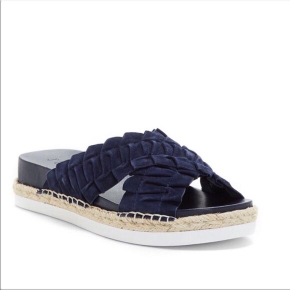 1. State Salyn Ruffle Espadrille Slide Sandal - Picture 1 of 11